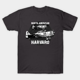 North American Harvard old training aircraft T-Shirt